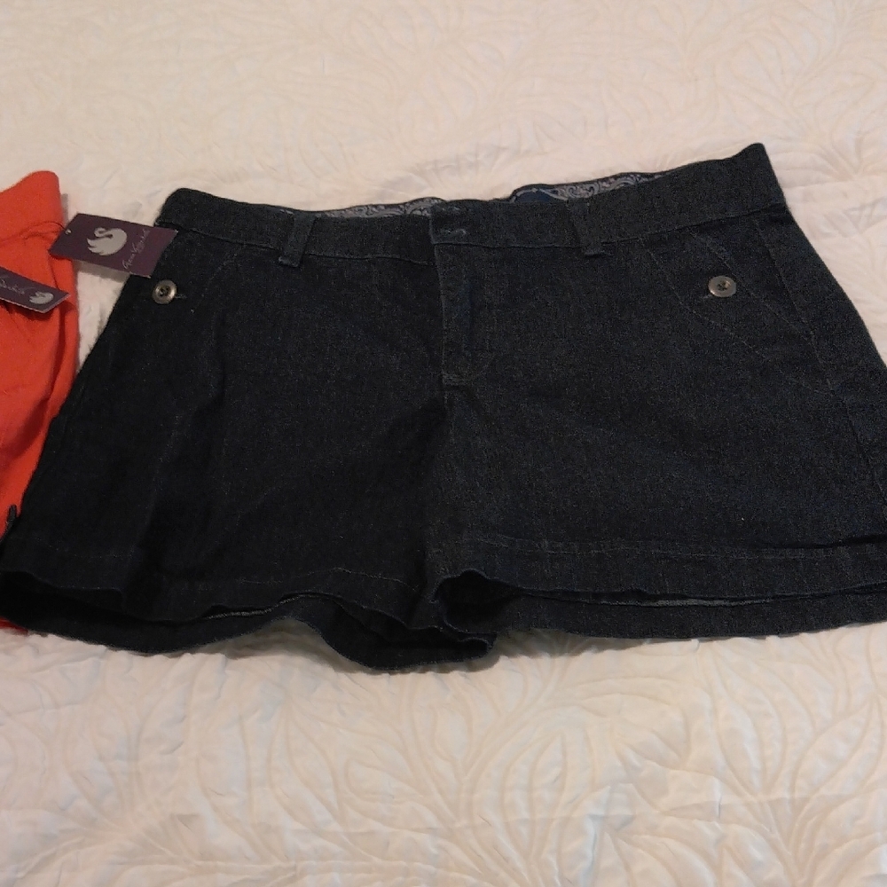 Women's Blue Denim Shorts